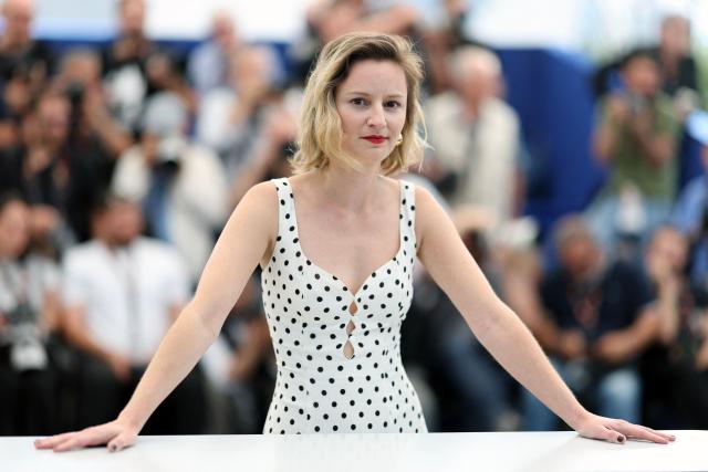 French actress Tiphaine Daviot poses during a photocall of the film "L'Objet du delit" (Crescendo) at the 79th edition of the Cannes Film Festival in Cannes, southern France on May 23, 2026. (Photo by Sameer AL-DOUMY / AFP)