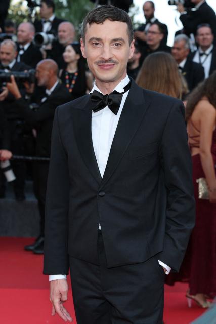 French actor and theatre director Thomas Jolly poses on the red carpet ahead of the closing ceremony of the 79th edition of the Cannes Film Festival in Cannes, southern France, on May 23, 2026. (Photo by Thibaud MORITZ / AFP)