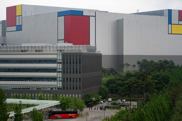A general view shows buildings at the Samsung Electronics factory in Pyeongtaek on May 28, 2026. (Photo by Shin Yong-ju / AFP)