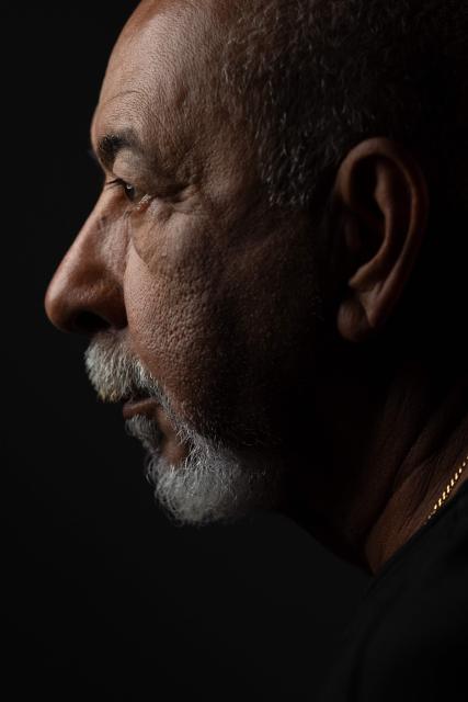 Cuban novelist and journalist Leonardo de la Caridad Padura Fuentes poses during a photo session on May 28, 2026. (Photo by Joel Saget / AFP)