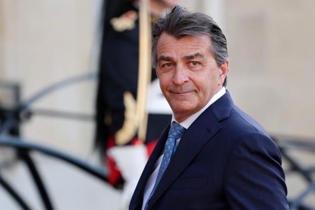 French chef Yannick Alleno arrives for a state dinner as part of Indonesia's President's visit at The Elysee Presidential Palace in Paris on May 28, 2026. (Photo by Ludovic MARIN / AFP)