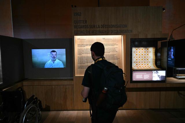 This photograph shows the museum part of the Rivesaltes Camp Memorial inaugurated in October 2015 and built amidst the remains of the barracks, witnesses to the fate of more than 60,000 people on May 29, 2026 in Rivesaltes, southwestern France. Ten years after it opened, the Rivesaltes Camp Memorial Museum, a site that, throughout the 20th century, housed Spanish refugees, Jews, Roma and Harkis, is revamping its permanent exhibition, aiming to serve as a "bulwark" against tensions surrounding remembrance. (Photo by Lionel BONAVENTURE / AFP)