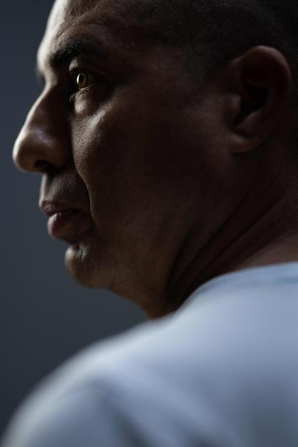 French-Argentine former professional footballer David Trezeguet poses during a photo session in Paris on May 29, 2026. (Photo by JOEL SAGET / AFP)