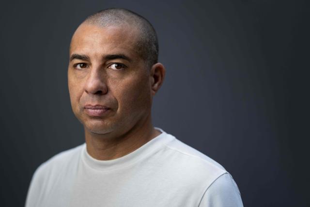 French-Argentine former professional footballer David Trezeguet poses during a photo session in Paris on May 29, 2026. (Photo by Joel Saget / AFP)