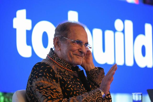 East Timor’s President Jose Ramos-Horta gestures as he prepares to deliver a special address during the 23rd Shangri-La Dialogue summit in Singapore on May 30, 2026. (Photo by JAM STA ROSA / AFP)