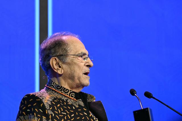 East Timor’s President Jose Ramos-Horta delivers a special address during the 23rd Shangri-La Dialogue summit in Singapore on May 30, 2026. (Photo by JAM STA ROSA / AFP)