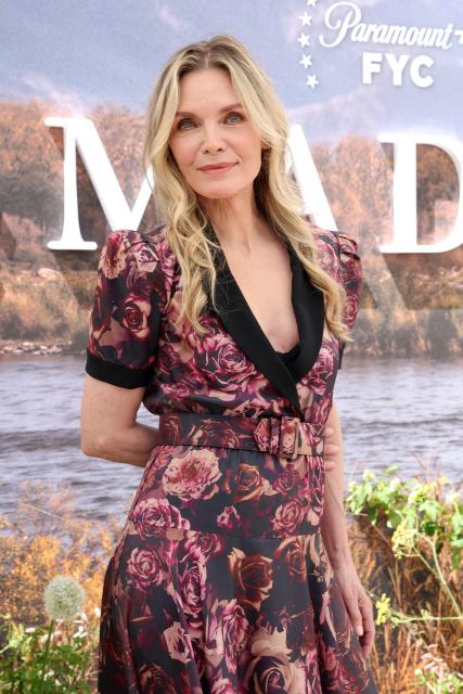 US actress Michelle Pfeiffer attends the official Emmy FYC event for Paramount+'s "The Madison" at Television Academy Saban Center, in North Hollywood, California, on May 30, 2026.t (Photo by VALERIE MACON / AFP)
