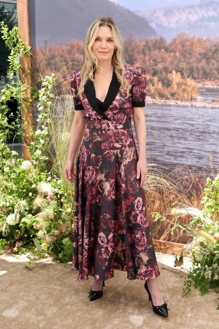US actress Michelle Pfeiffer attends the official Emmy FYC event for Paramount+'s "The Madison" at Television Academy Saban Center, in North Hollywood, California, on May 30, 2026.t (Photo by VALERIE MACON / AFP)