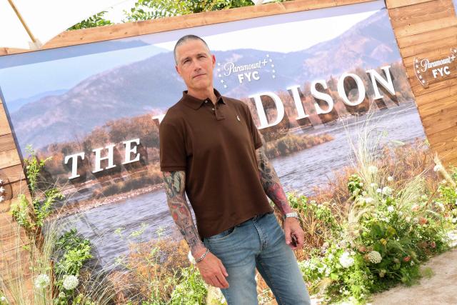 US actor Matthew Fox attends the official Emmy FYC event for Paramount+'s "The Madison" at Television Academy Saban Center, in North Hollywood, California, on May 30, 2026. (Photo by VALERIE MACON / AFP)