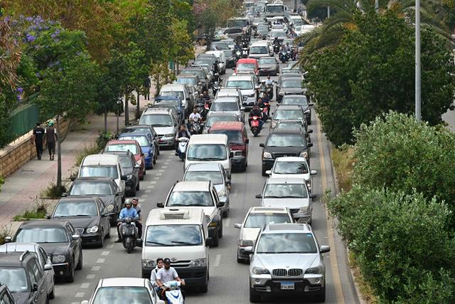 Residents flee their homes after Israel ordered attacks on the southern suburbs of Lebanon's capital Beirut on June 1, 2026. Israel's defence minister said on June 1 there would be "no calm in Beirut" if Hezbollah attacks continued and vowed to establish a military-controlled zone in the area of south Lebanon's Litani River. (Photo by FADEL itani / AFP)