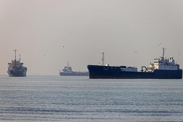 In this picture obtained from Iran's ISNA news agency on June 1, 2026, vessels sail at Suru Beach in Bandar Abbas along the Strait of Hormuz. The United States and Iran traded strikes as negotiations between the two sides stalled and Tehran again insisted any peace deal must also cover Israel's escalating offensive into Lebanon. (Photo by AMIRHOSSEIN KHORGOOEI / ISNA / AFP) / 