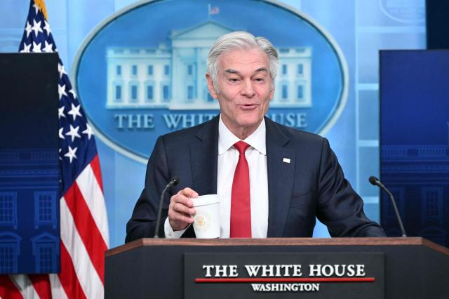 US Medicare and Medicaid Administrator Mehmet Oz speaks during a press briefing in the James S. Brady Press Briefing Room in the White House, in Washington, DC, on June 2, 2026. (Photo by Mandel NGAN / AFP)