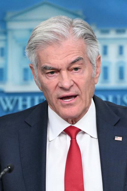 US Medicare and Medicaid Administrator Mehmet Oz speaks during a press briefing in the James S. Brady Press Briefing Room in the White House, in Washington, DC, on June 2, 2026. (Photo by Mandel NGAN / AFP)