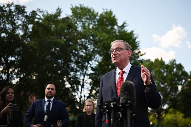 Director of the National Economic Council of the United States Kevin Hassett speaks to reporters after a television interview, outside of the West Wing of the White House in Washington, DC on June 2, 2026. (Photo by Mandel NGAN / AFP)