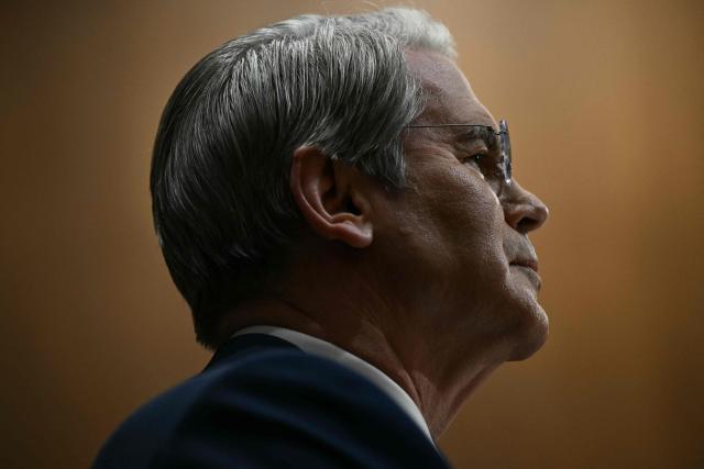 US Secretary of Treasury Scott Bessent testifies during a Senate Finance Committee hearing concerning the fiscal year 2027 budget for the Treasury Department, on Capitol Hill in Washington, DC, on June 3, 2026. (Photo by Brendan SMIALOWSKI / AFP)