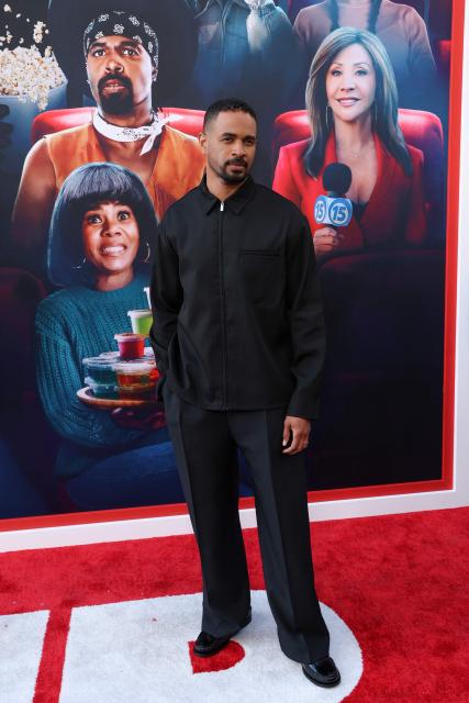 US actor Damon Wayans Jr. attends Paramount's "Scary Movie" premiere at the Paramount theatre in Los Angeles, on June 3, 2026. (Photo by VALERIE MACON / AFP)