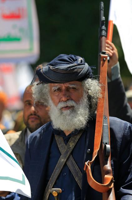 Supporters of Yemen's Shiite Huthis commemorate Eid al-Ghadir in Sanaa on June 4, 2026. Eid al-Ghadir commemorates the events of Ghadir al-Khumm during which Shiites believe that the Prophet Mohammed appointed Ali ibn Abi Talib, his cousin and son-in-law who was among the first Muslims, as his successor. (Photo by Mohammed HUWAIS / AFP)