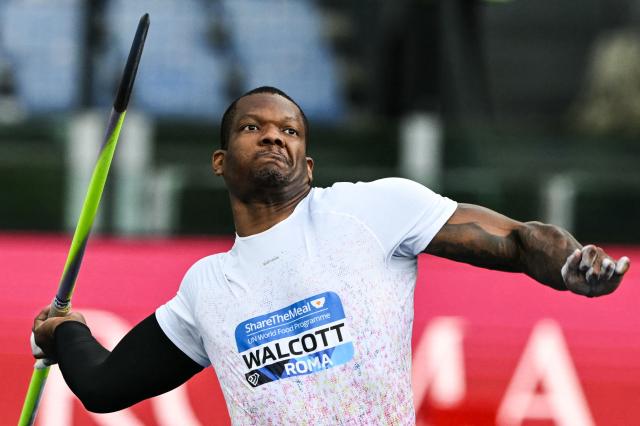 Trinidad and Tobago's Keshorn Walcott competes in the men's Javelin Throw during the IAAF Diamond League athletics meeting, at the Olympic Stadium, in Rome on June 4, 2026. (Photo by Andreas SOLARO / AFP)