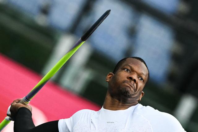 Trinidad and Tobago's Keshorn Walcott competes in the men's Javelin Throw during the IAAF Diamond League athletics meeting, at the Olympic Stadium, in Rome on June 4, 2026. (Photo by Andreas SOLARO / AFP)