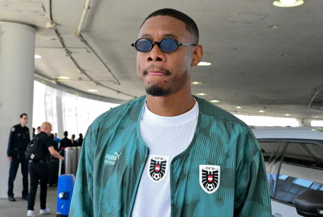 Austria's football team player and captain David Alaba arrives at Los Angeles International Airport (LAX) in Los Angeles, California on June 4, 2026 ahead of the FIFA World Cup. (Photo by Frederic J. Brown / AFP)