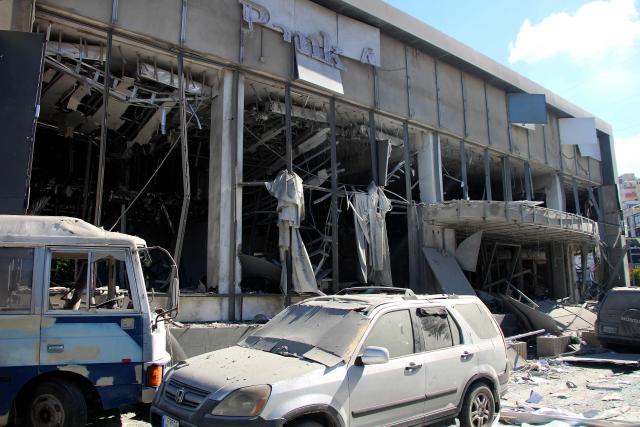 This picture shows the aftermath at the site of an Israeli strike that hit the previous day in the southern Lebanese coastal city of Tyre on June 5, 2026. Israeli strikes overnight in the south Lebanon city of Tyre killed seven people, a source from Lebanon's civil defence told AFP on June 5, despite a ceasefire in the Israel-Hezbollah war. (Photo by Kawnat HAJU / AFP)