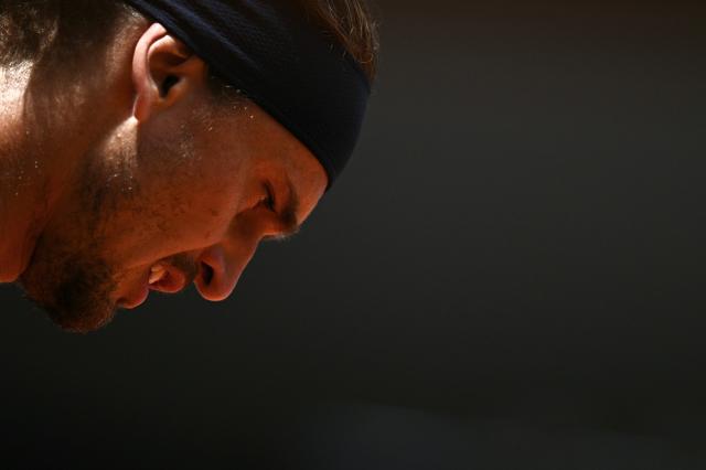 Germany's Alexander Zverev looks on as he plays against Czech Republic's Jakub Mensik during their men's semi final singles match on day 13 of the French Open tennis tournament on Court Philippe-Chatrier at the Roland-Garros Complex in Paris on June 5, 2026. (Photo by JULIEN DE ROSA / AFP)
