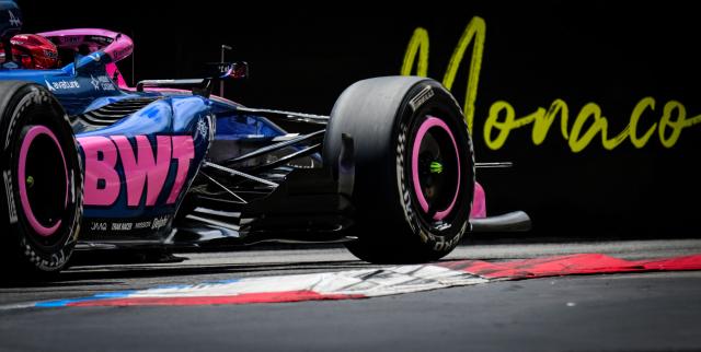Alpine's French driver Pierre Gasly takes part in the first practice session at the Monaco street circuit in Monaco, ahead of the Monaco Formula 1 Grand Prix, on June 5, 2026. (Photo by Andrej ISAKOVIC / AFP)