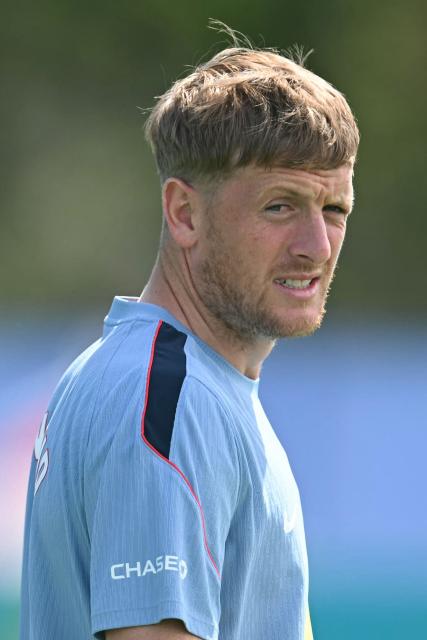 England's goalkeeper Jordan Pickford participates in a training session at The Gardens North County District Park in Palm Beach Gardens, Florida on June 5, 2026, the day before a friendly match against New Zealand. (Photo by CHANDAN KHANNA / AFP)