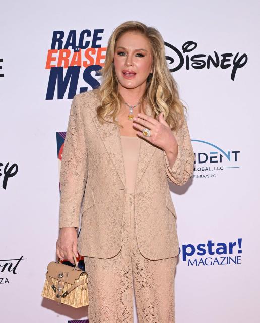 US socialite and TV personality Kathy Hilton attends the 33rd Annual Race to Erase MS Gala at the Fairmont Century Plaza in Los Angeles on June 5, 2026. (Photo by LISA O'CONNOR / AFP)
