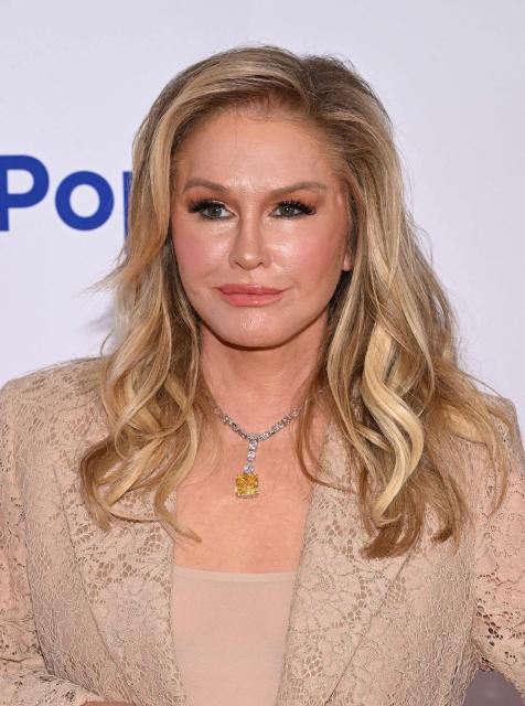 US socialite and TV personality Kathy Hilton attends the 33rd Annual Race to Erase MS Gala at the Fairmont Century Plaza in Los Angeles on June 5, 2026. (Photo by LISA O'CONNOR / AFP)