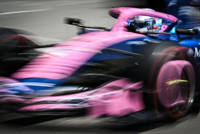 Alpine's Argentinian driver Franco Colapinto takes part in the third practice session at the Monaco street circuit in Monaco, ahead of the Monaco Formula 1 Grand Prix, on June 6, 2026. (Photo by Gabriel BOUYS / AFP)