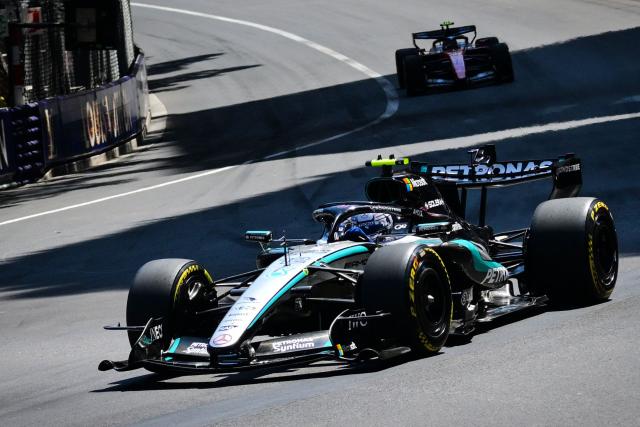 Mercedes' Italian driver Kimi Antonelli competes during Monaco Formula 1 Grand Prix at the Monaco street circuit in Monaco, ahead of the, on June 7, 2026. (Photo by Andrej ISAKOVIC / AFP)