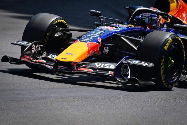 Red Bull Racing's Dutch driver Max Verstappen takes the start before taking car back to the garage during Monaco Formula 1 Grand Prix at the Monaco street circuit in Monaco, ahead of the, on June 7, 2026. (Photo by Andrej ISAKOVIC / AFP)