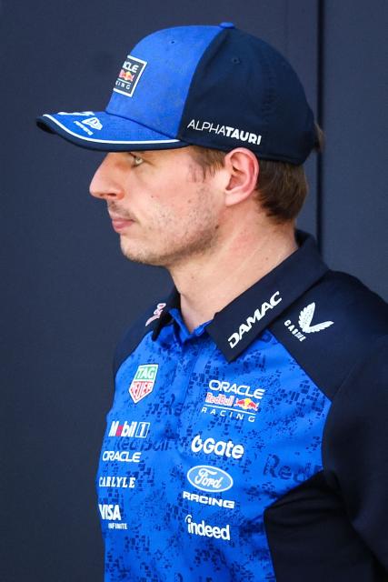 Red Bull Racing's Dutch driver Max Verstappen reacts after taking the car back to the garage as he withdraws from the race during Monaco Formula 1 Grand Prix at the Monaco street circuit in Monaco, ahead of the, on June 7, 2026. (Photo by Yves Herman / POOL / AFP)