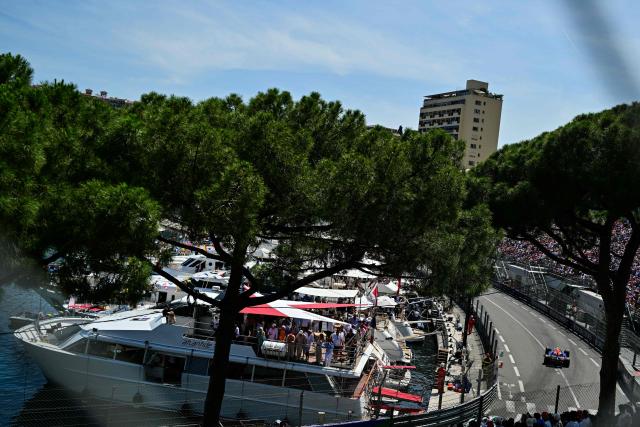 Red Bull Racing's French driver Isaac Hadjar competes during Monaco Formula 1 Grand Prix at the Monaco street circuit in Monaco, ahead of the, on June 7, 2026. (Photo by Andrej ISAKOVIC / AFP)