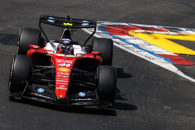 Ferrari's British driver Lewis Hamilton competes during Monaco Formula 1 Grand Prix at the Monaco street circuit in Monaco, ahead of the, on June 7, 2026. (Photo by Yves Herman / POOL / AFP)