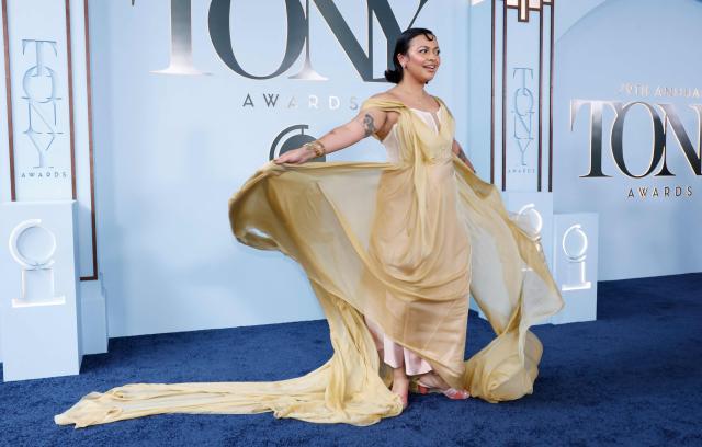 US choreographer Ellenore Scott attends the 79th Annual Tony Awards at Radio City Music Hall in New York on June 7, 2026. (Photo by kena betancur / AFP)