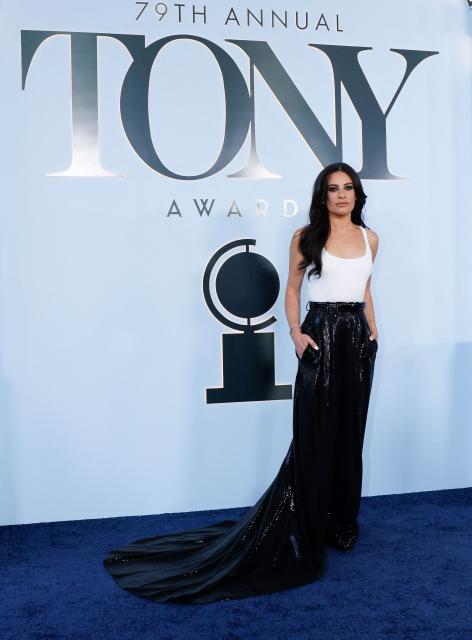 US actress Lea Michele attends the 79th Annual Tony Awards at Radio City Music Hall in New York on June 7, 2026. (Photo by kena betancur / AFP)