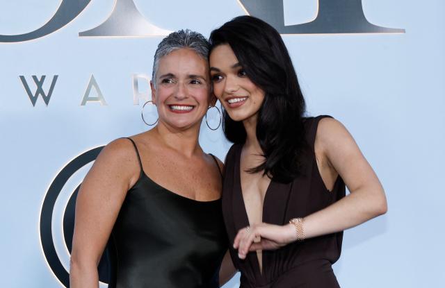 US actress Rachel Zegler and her mom Gina Zegler attend the 79th Annual Tony Awards at Radio City Music Hall in New York on June 7, 2026. (Photo by kena betancur / AFP)
