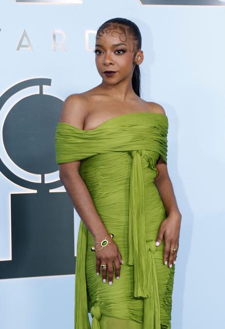 US actress Kara Young attends the 79th Annual Tony Awards at Radio City Music Hall in New York on June 7, 2026. (Photo by kena betancur / AFP)