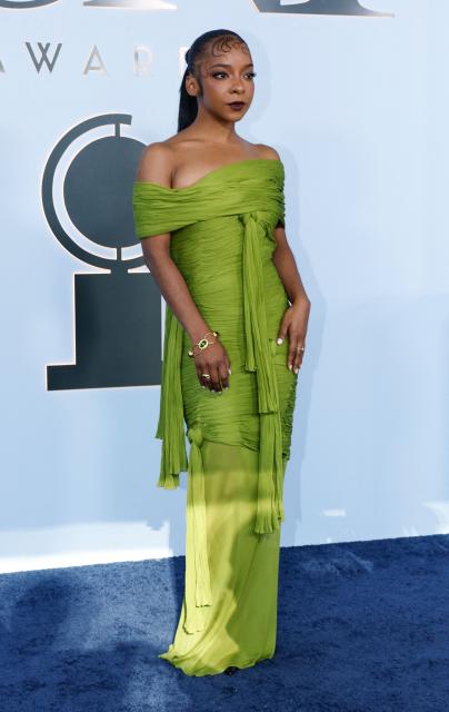 US actress Kara Young attends the 79th Annual Tony Awards at Radio City Music Hall in New York on June 7, 2026. (Photo by kena betancur / AFP)
