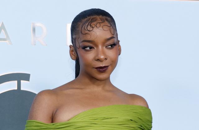 US actress Kara Young attends the 79th Annual Tony Awards at Radio City Music Hall in New York on June 7, 2026. (Photo by kena betancur / AFP)