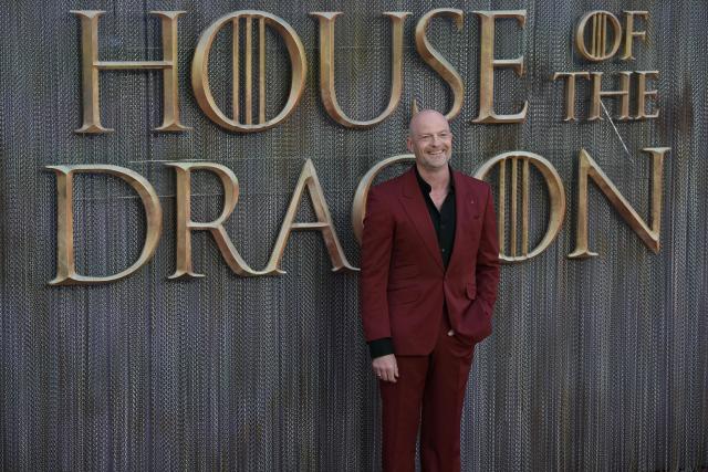 British actor Max Wrottesley poses on the red carpet upon arrival to attend the World Premiere of "House of the Dragon" season 3, at the Odeon, Leicester Square in London on June 8, 2026. (Photo by Richard A. Brooks / AFP)