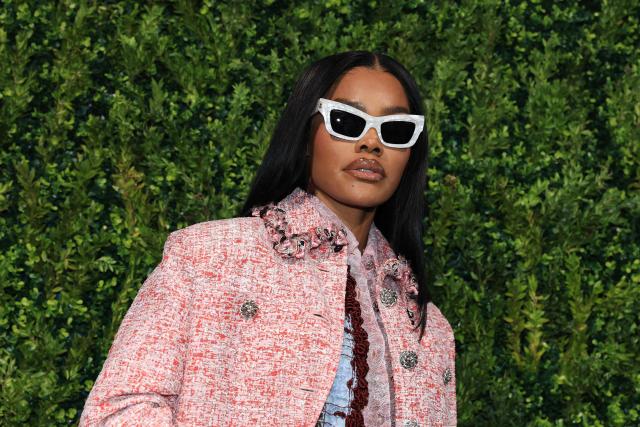 US actress Teyana Taylor attends the 19th Annual Chanel Tribeca Festival Artists Dinner at Tribeca Grill in New York, on June 8, 2026. (Photo by TIMOTHY A. CLARY / AFP)