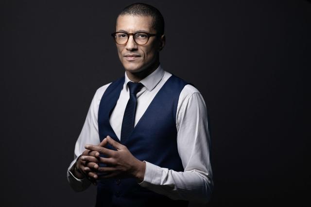 (FILES) Mayor of Saint-Ouen-sur-Seine, Karim Bouamrane poses during a photo session in his office in Saint-Ouen-sur-Seine, northern surburb of Paris, on February 15, 2024. The mayor of Saint-Ouen, Karim Bouamrane (Socialist Party), announced on June 9, 2026 that he would stand in the 2027 presidential election as a candidate “capable of uniting” the non-Melenchonist left, describing himself as “grounded in reality”. (Photo by JOEL SAGET / AFP)