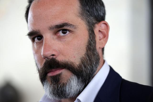 The lawyer of the parents of Lyhanna, Francois Roujou de Boubee  talks to journalists following the killing of the 11-year-old girl in Fleurance, on June 9, 2026. The body of Lyhanna, was found last week after she went missing on May 29 near the southwestern town of Fleurance. Justice Minister apologised for what he called a "huge failure" in the handling of previous accusations against the suspect, the father of a school friend of the victim, who had been twice formally accused of raping a child. (Photo by Valentine CHAPUIS / AFP)