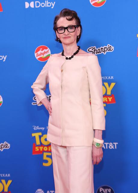 US actress Joan Cusack attends Disney and Pixar's "Toy Story 5" premiere at the Dolby Theatre in Los Angeles on June 9, 2026. (Photo by VALERIE MACON / AFP)