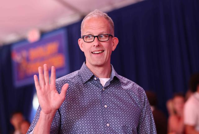Chief creative officer of Pixar Pete Docter attends Disney and Pixar's "Toy Story 5" premiere at the Dolby Theatre in Los Angeles on June 9, 2026. (Photo by VALERIE MACON / AFP)