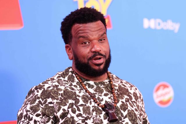 US actor Craig Robinson attends Disney and Pixar's "Toy Story 5" premiere at the Dolby Theatre in Los Angeles on June 9, 2026. (Photo by VALERIE MACON / AFP)