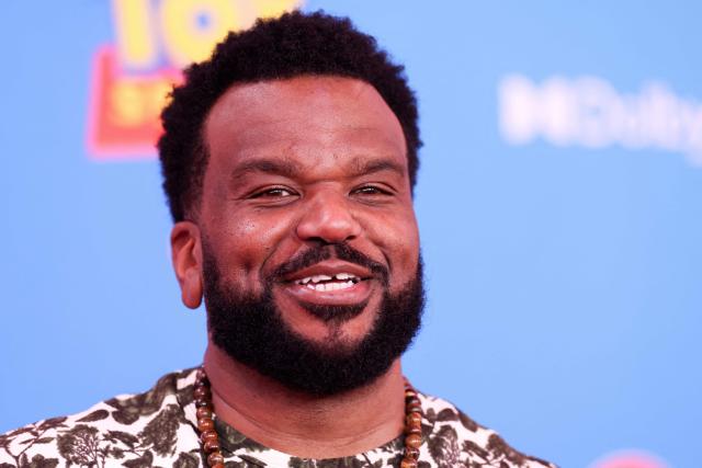 US actor Craig Robinson attends Disney and Pixar's "Toy Story 5" premiere at the Dolby Theatre in Los Angeles on June 9, 2026. (Photo by VALERIE MACON / AFP)